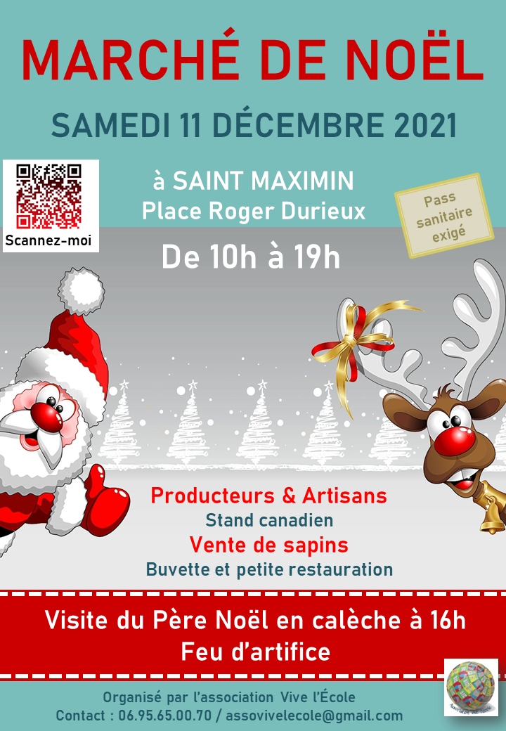 Affiche Marché de Noel 2021