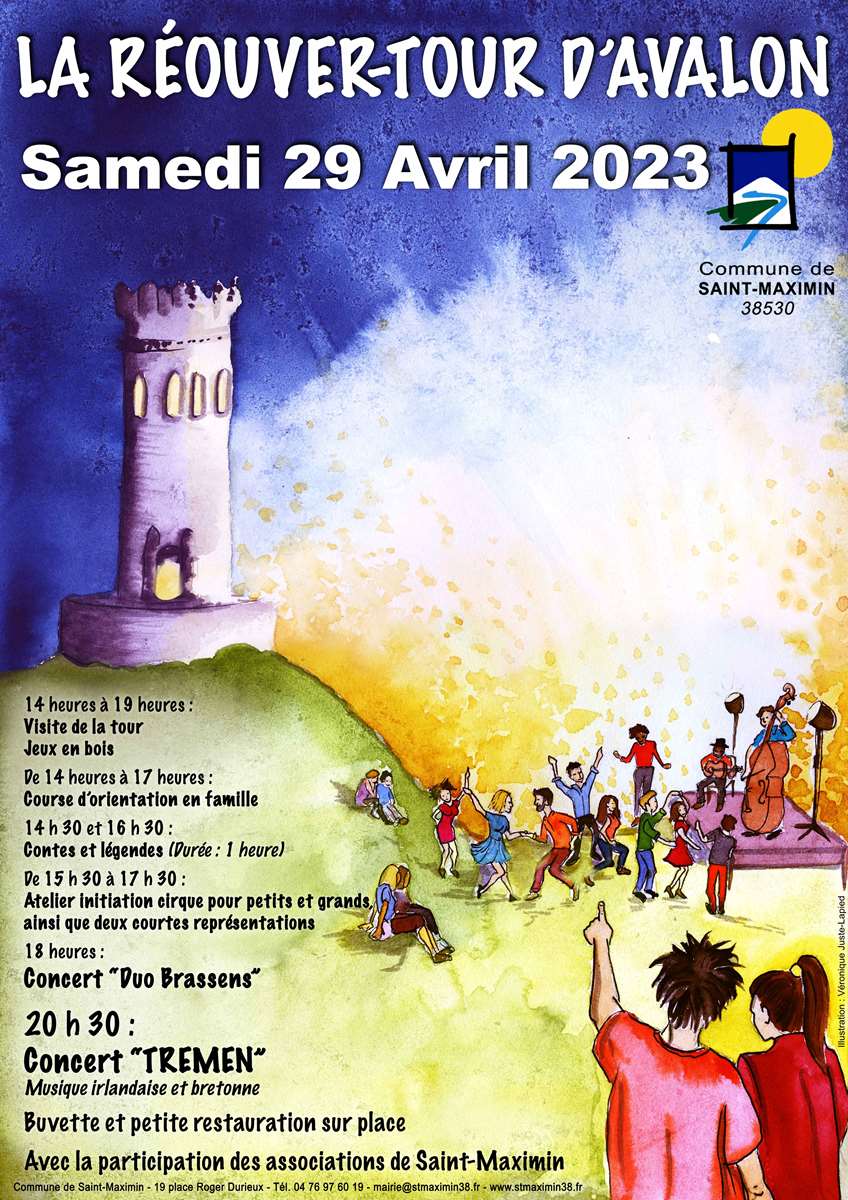 Affiche Réouver Tour 2023 BD