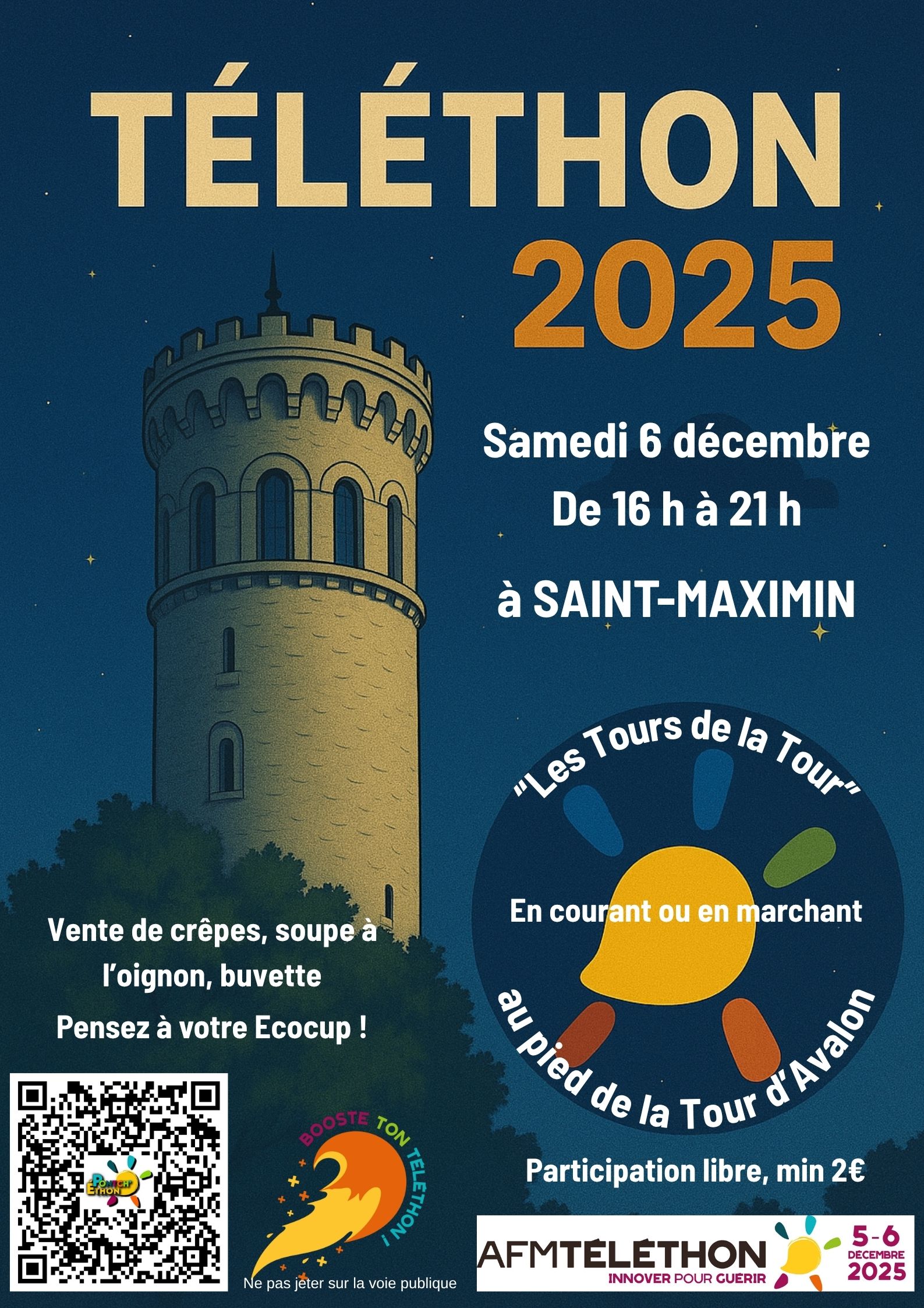 Téléthon 2025 - samedi 6 décembre